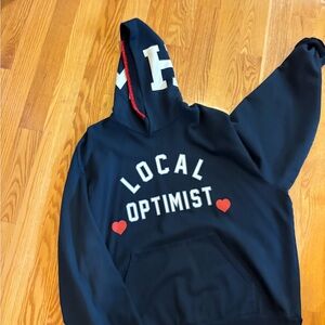 MADHAPPY navy hoodie Local Optimist